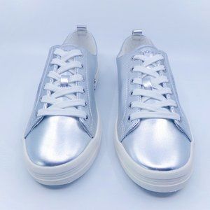 Calvin Klein Michaela silver ladies shoes.